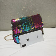 Sequin cross body bag