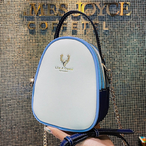 Cross shoulder chain bag