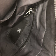 Embroidered Cross Lettering Shoulder Bag