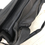 Embroidered Cross Lettering Shoulder Bag