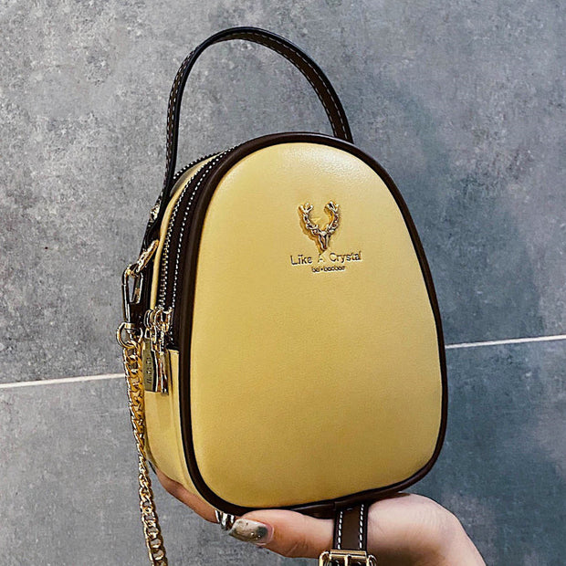 Cross shoulder chain bag