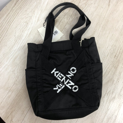 Embroidered Cross Lettering Shoulder Bag