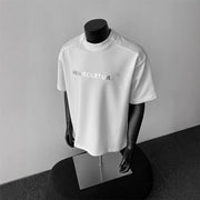 Shoulder Short Sleeve Men Clothing Summer Pu Handsome Heavy